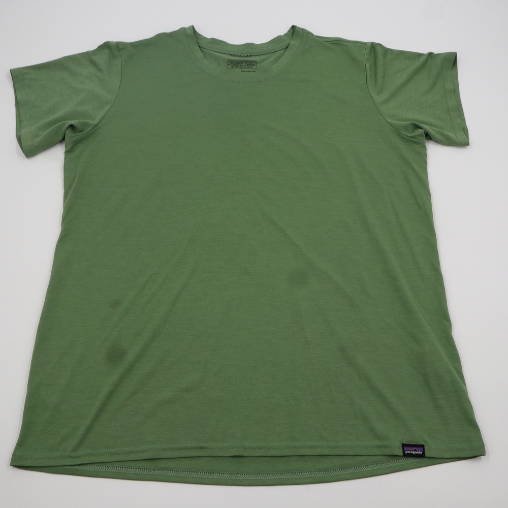 Patagonia Capilene Cool Daily Shirt Mens Large Green Short Sleeve 45225